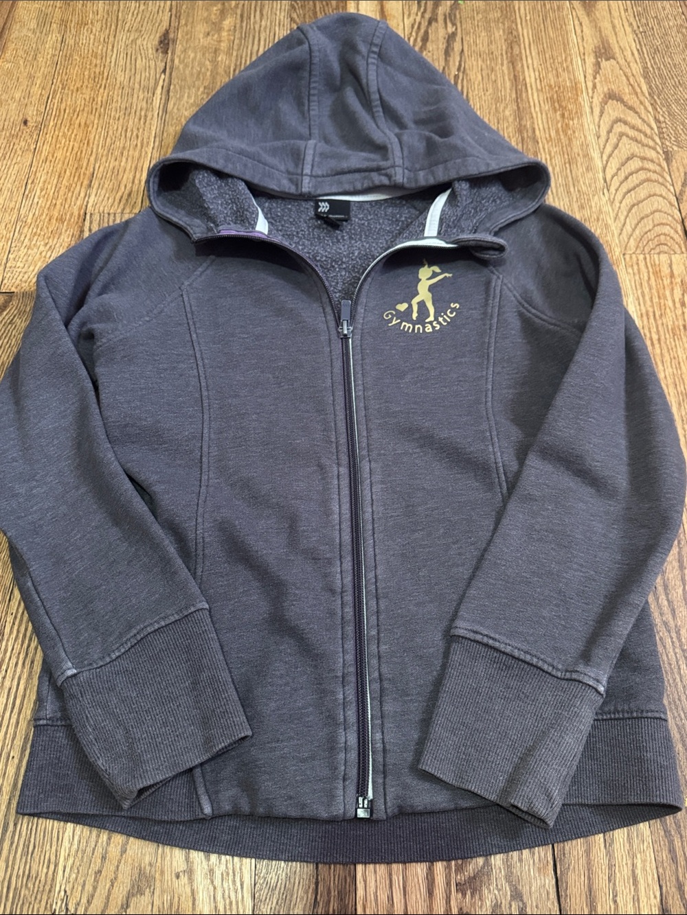 all in motion Charcoal Gymnastics Zip Hoodie